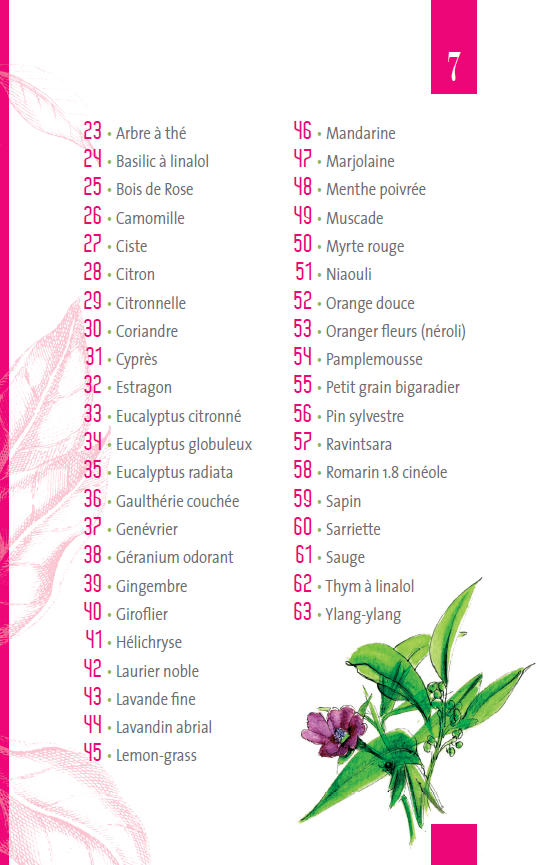 Les Huiles essentielles