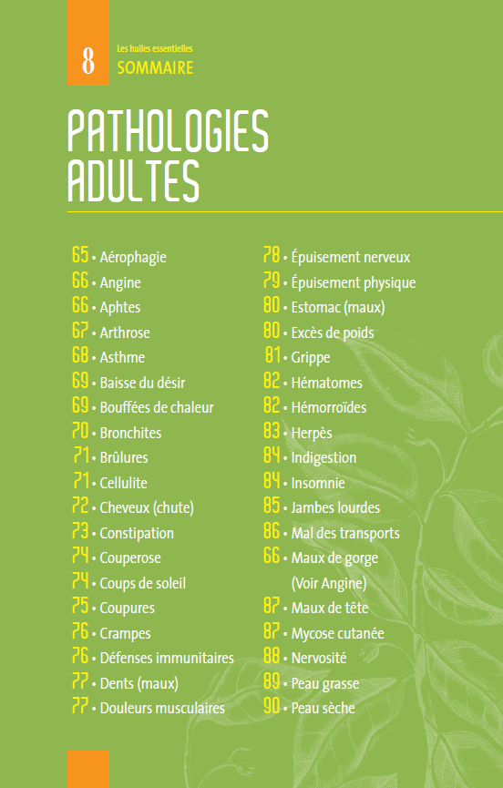 Les Huiles essentielles